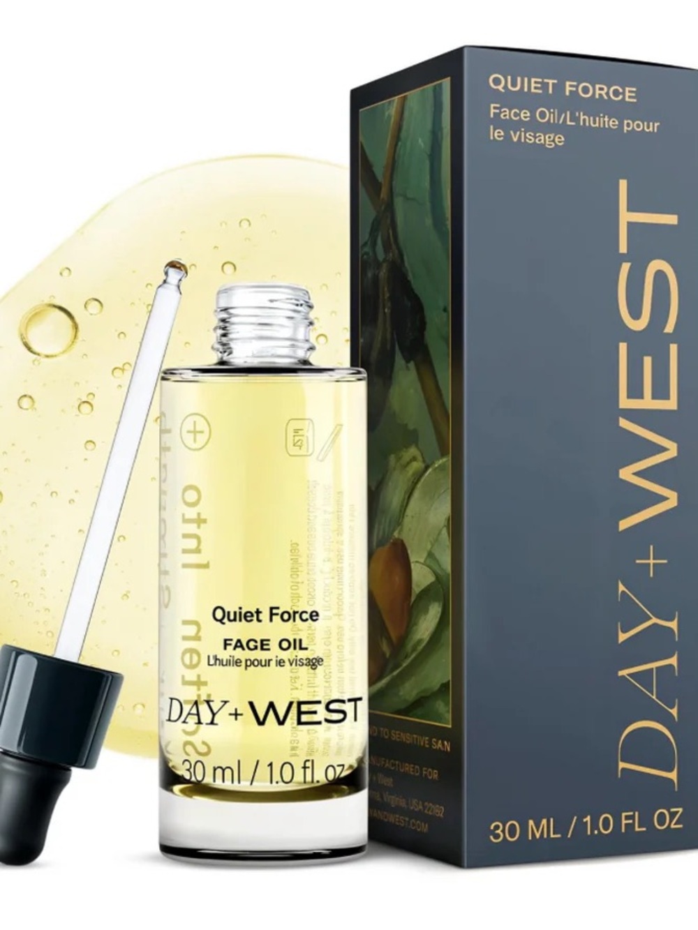 Day + West Quiet Force Face Oil